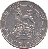 1904 SHILLING ( GVF ) - SHILLING - Cambridgeshire Coins