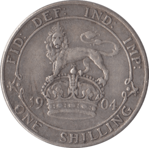 1904 SHILLING ( VF ) - Shilling - Cambridgeshire Coins