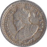 1904 SILVER 2 1/2 CENTESIMOS PANAMA - SILVER WORLD COINS - Cambridgeshire Coins
