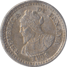 1904 SILVER 2 1/2 CENTESIMOS PANAMA - SILVER WORLD COINS - Cambridgeshire Coins