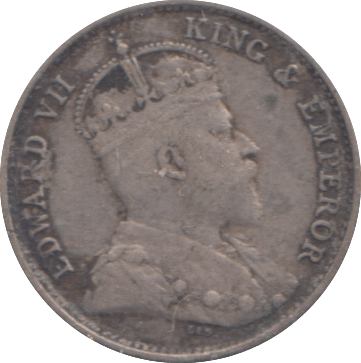 1904 SILVER 5 CENT HONG KONG - WORLD COINS - Cambridgeshire Coins