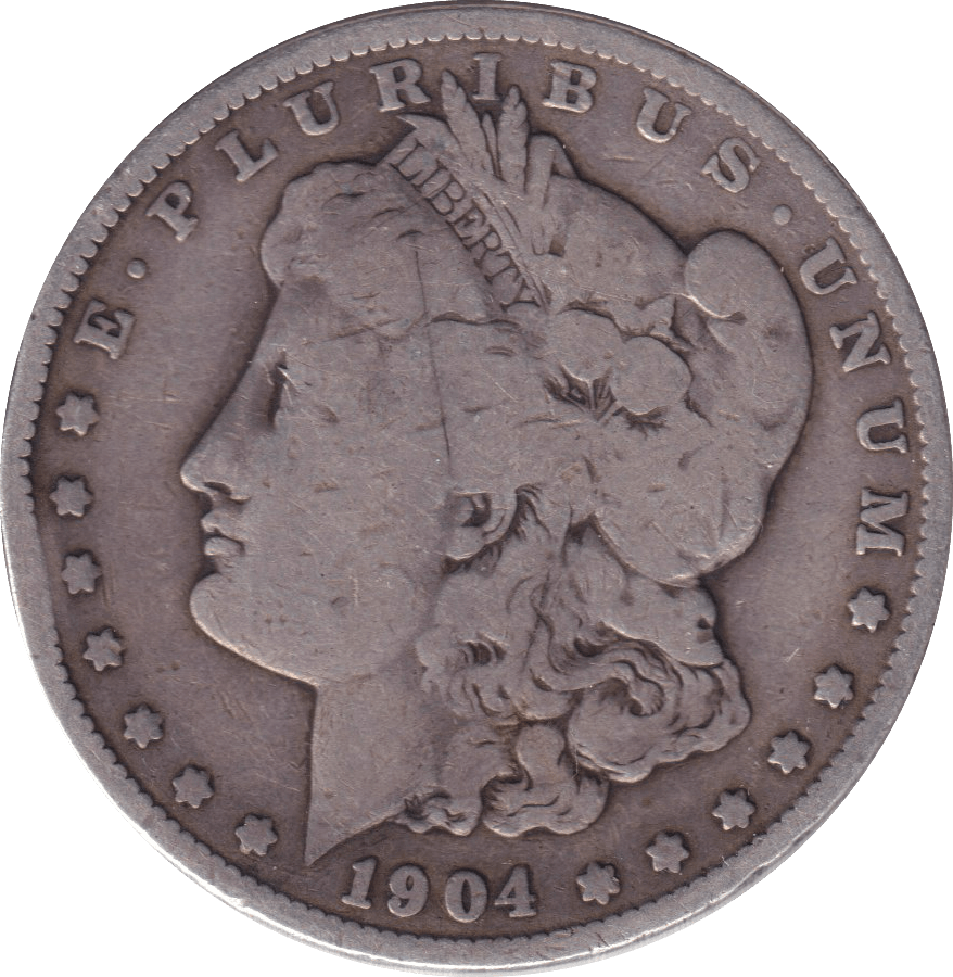 1904 SILVER DOLLAR USA - SILVER WORLD COINS - Cambridgeshire Coins