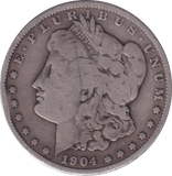 1904 SILVER DOLLAR USA - SILVER WORLD COINS - Cambridgeshire Coins