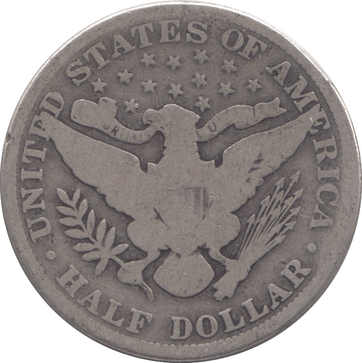1904 SILVER HALF DOLLAR USA - SILVER WORLD COINS - Cambridgeshire Coins