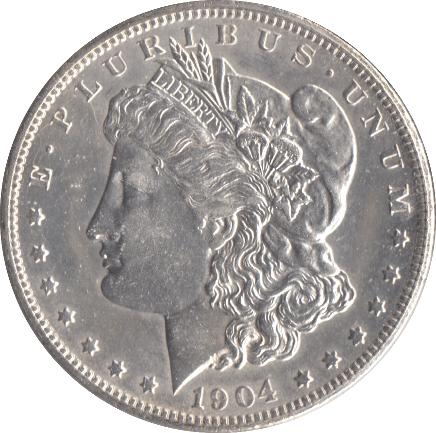 1904 SILVER MORGAN DOLLAR USA NEW ORLEANS MINT - SILVER WORLD COINS - Cambridgeshire Coins