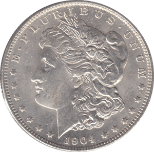 1904 SILVER MORGAN DOLLAR USA NEW ORLEANS - SILVER WORLD COINS - Cambridgeshire Coins