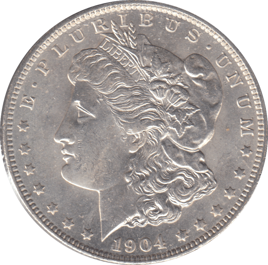 1904 SILVER MORGAN DOLLAR USA NEW ORLEANS - SILVER WORLD COINS - Cambridgeshire Coins