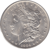 1904 SILVER MORGAN DOLLAR USA NEW ORLEANS - SILVER WORLD COINS - Cambridgeshire Coins