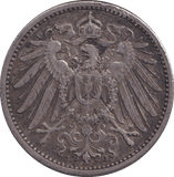 1904 SILVER ONE MARK GERMANY - SILVER WORLD COINS - Cambridgeshire Coins