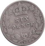 1904 SIXPENCE ( FINE ) - SIXPENCE - Cambridgeshire Coins