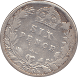 1904 SIXPENCE ( FINE ) - SIXPENCE - Cambridgeshire Coins