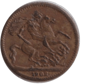 1904 TOY COIN SOVEREIGN - TOY MONEY - Cambridgeshire Coins