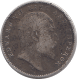 1904 TWO ANNAS INDIA - WORLD COINS - Cambridgeshire Coins