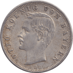 1904 TWO MARK MUNICH - SILVER WORLD COINS - Cambridgeshire Coins