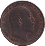 1905 FARTHING ( EF ) - FARTHING - Cambridgeshire Coins