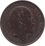 1905 FARTHING ( FINE ) - Farthing - Cambridgeshire Coins