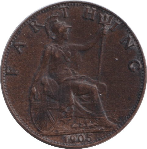 1905 FARTHING ( UNC ) - FARTHING - Cambridgeshire Coins