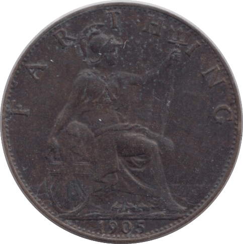 1905 FARTHING ( VF ) - Farthing - Cambridgeshire Coins