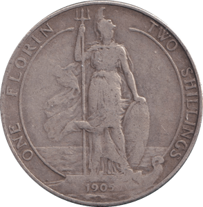 1905 FLORIN ( FINE ) - FLORIN - Cambridgeshire Coins