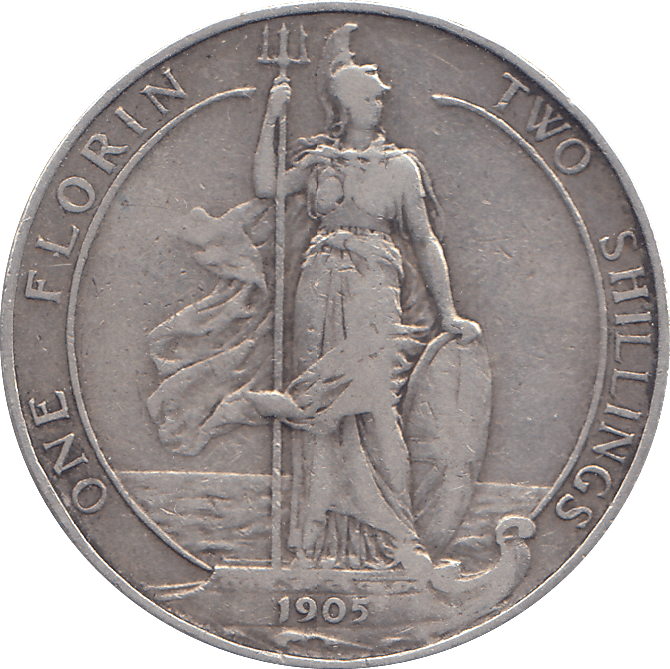 1905 FLORIN ( GF ) - FLORIN - Cambridgeshire Coins