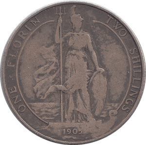 1905 FLORIN ( GF ) - FLORIN - Cambridgeshire Coins