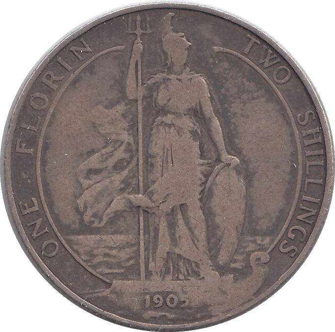 1905 FLORIN ( GF ) - FLORIN - Cambridgeshire Coins