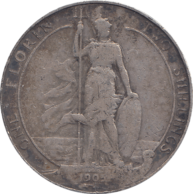 1905 FLORIN ( GVF ) - FLORIN - Cambridgeshire Coins