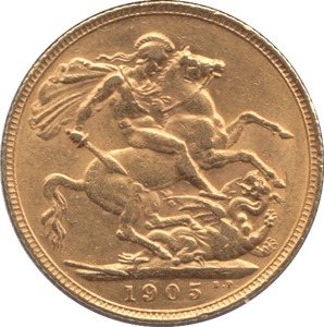 1905 GOLD SOVEREIGN ( EF ) - SOVEREIGN - Cambridgeshire Coins