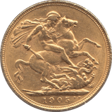 1905 GOLD SOVEREIGN ( EF ) - SOVEREIGN - Cambridgeshire Coins