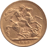 1905 GOLD SOVEREIGN ( EF ) - Sovereign - Cambridgeshire Coins