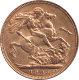 1905 GOLD SOVEREIGN ( UNC ) PERTH MINT - SOVEREIGN - Cambridgeshire Coins