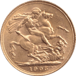 1905 GOLD SOVEREIGN ( UNC ) - SOVEREIGN - Cambridgeshire Coins