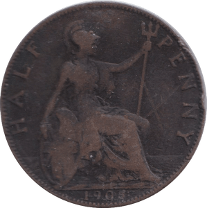 1905 HALF PENNY ( GF ) - HALFPENNY - Cambridgeshire Coins