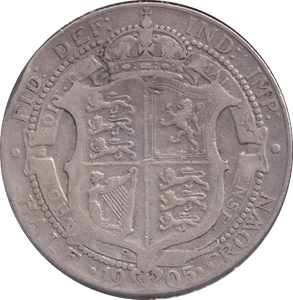 1905 HALFCROWN ( FINE ) - HALFCROWN - Cambridgeshire Coins