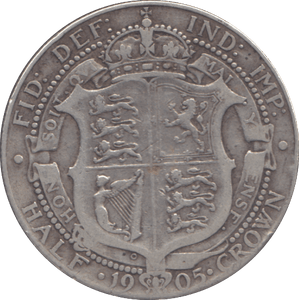 1905 HALFCROWN ( FINE ) - WORLD COINS - Cambridgeshire Coins