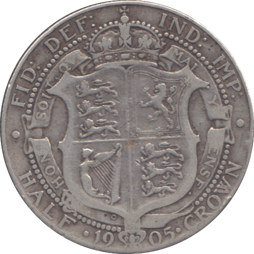 1905 HALFCROWN ( FINE ) - WORLD COINS - Cambridgeshire Coins