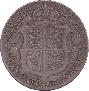 1905 HALFCROWN ( GF ) - HALFCROWN - Cambridgeshire Coins
