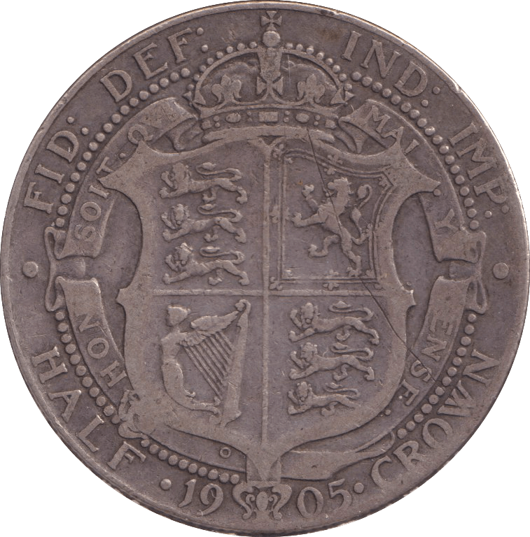 1905 HALFCROWN ( GF ) - HALFCROWN - Cambridgeshire Coins
