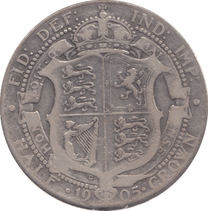 1905 HALFCROWN ( NF ) - HALFCROWN - Cambridgeshire Coins
