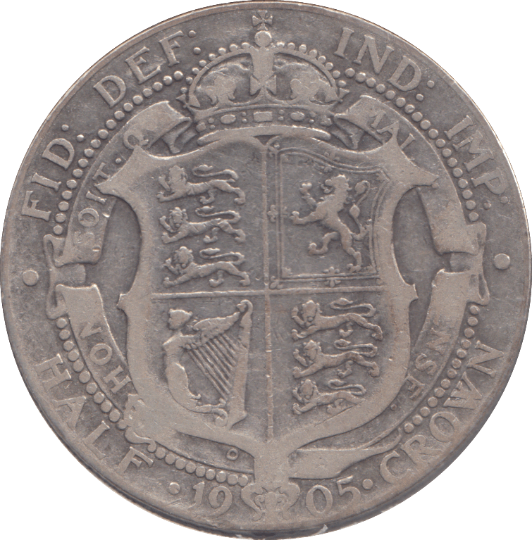 1905 HALFCROWN ( NF ) - HALFCROWN - Cambridgeshire Coins