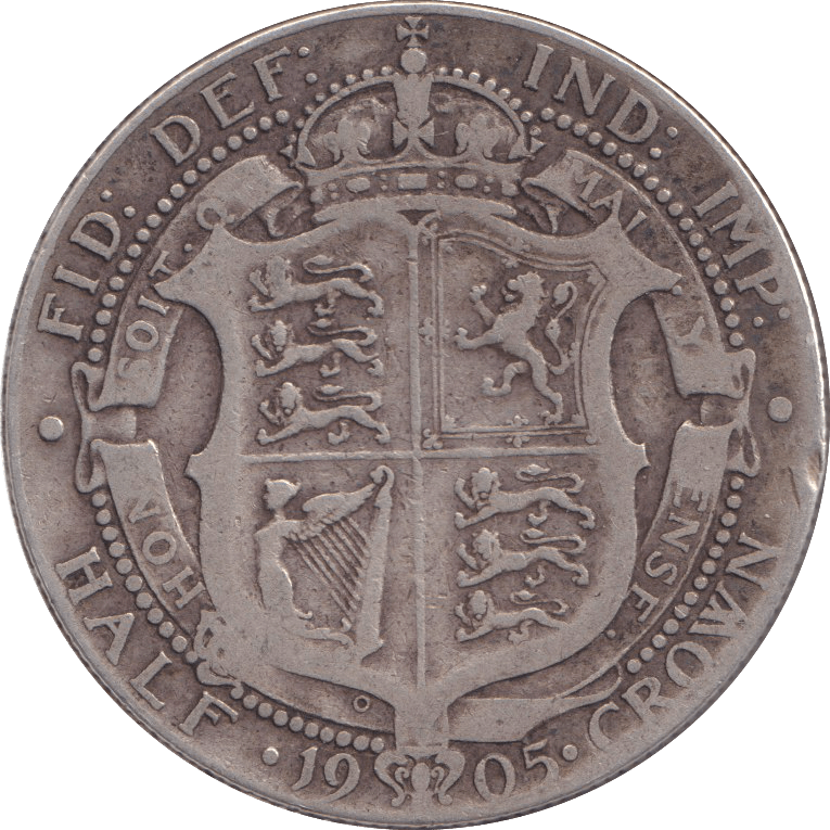 1905 HALFCROWN ( NF ) - HALFCROWN - Cambridgeshire Coins