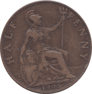 1905 HALFPENNY ( GF ) - HALFPENNY - Cambridgeshire Coins