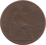 1905 HALFPENNY ( NF ) - HALFPENNY - Cambridgeshire Coins