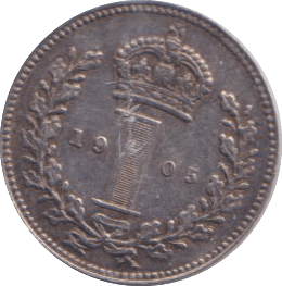 1905 MAUNDY ONE PENNY ( EF ) - MAUNDY ONE PENNY - Cambridgeshire Coins