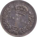 1905 MAUNDY ONE PENNY ( EF ) - MAUNDY ONE PENNY - Cambridgeshire Coins