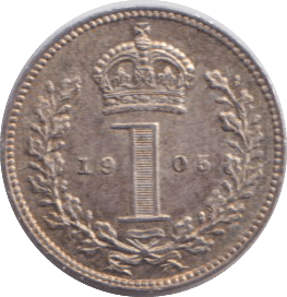 1905 MAUNDY ONE PENNY ( UNC ) - MAUNDY ONE PENNY - Cambridgeshire Coins
