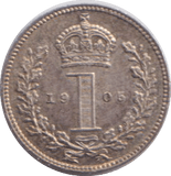 1905 MAUNDY ONE PENNY ( UNC ) - MAUNDY ONE PENNY - Cambridgeshire Coins