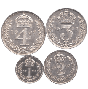1905 MAUNDY SET ( UNC ) - Maundy Set - Cambridgeshire Coins