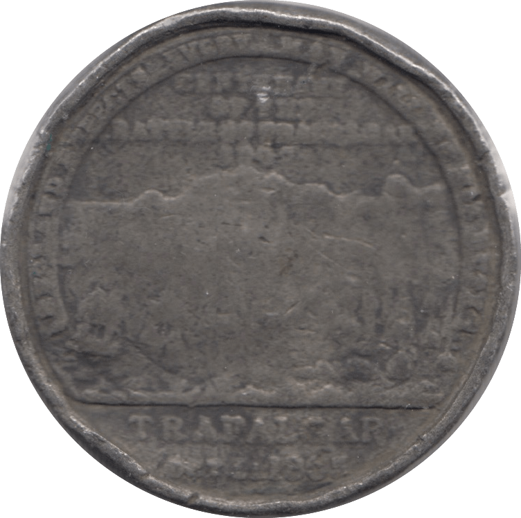 1905 NELSON TRAFALGAR COMMEMORATIVE MEDALLION - MEDALS & MEDALLIONS - Cambridgeshire Coins