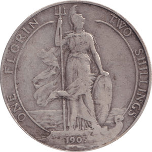 1905 ONE FLORIN ( NF ) - FLORIN - Cambridgeshire Coins